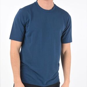 Ermenegildo Zegna Blue Short Sleeve Tee XXL